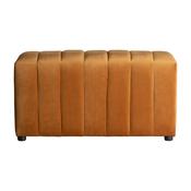 Malin Foot of Bed Stool - Ochre Velvet