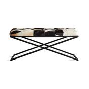 Foot of Bed Stool - Black &amp;amp; White