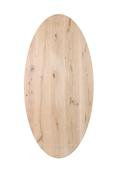 Oval Custom Dining Table - Chamfered Edge image
