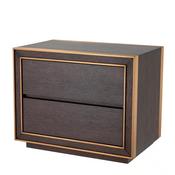 Bedside Table  Camelot - Brown Oak Veneer image