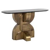 Maddox Console Table - Black and Gold image