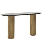 Dayton Console Table - Marble and Brass image