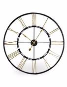 Large Black and Gold Summer House Grand Clock image