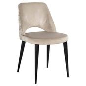 Tabitha Dining Chair - Khaki Velvet &amp;amp; Trendy Nature image