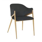 Gwen Dining Chair - Antraciet  Velvet image