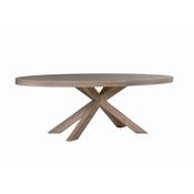 Oval Oak Dining Table - 235cm image