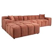 3 Seater Cube Sofa - Left Lounge Fusion 92 Blush image