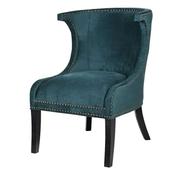 Teal Wingback Chair image