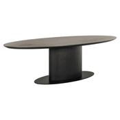 Genoa Oval  Dining Table 300cm - Dark Coffee image