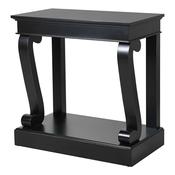 Sconset Scroll Leg Console Table - Black image