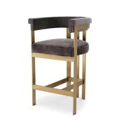 Clubhouse Counter Stool - Grey Velvet image
