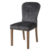 Maya Dining Chair -  Charcoal Velvet image