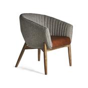 Nori Armchair - Leather Seat