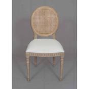 Rattan Dining Chair - Natural Oak Finish image