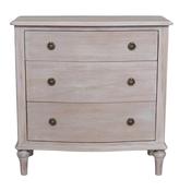 3 Drawer Chest  White Wash - The Wexford Collection