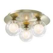 Antique Brass Bathroom Ceiling Light image
