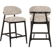 Dover Counter Stool (Natural fabric)