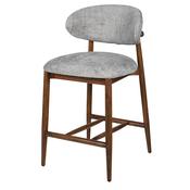 Dover Counter Stool (Grey Fabric) image