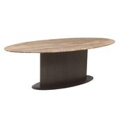 Ravenna Brown Oval Dining Table – 235cm image