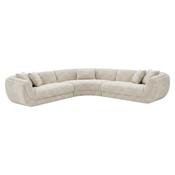 Galleria Curved Sofa (Beige) image