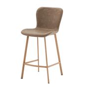 Liora Counter Stool - PU Vintage Beige