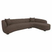 Paloma Lounge Sofa (Brown) - Right-Hand Facing image