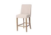 Rosie Beige Linen Counter Stool image