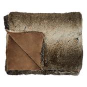 Carraig Lamina Mocha Ombre Fur Throw image