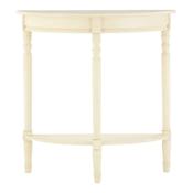 Glen Half Moon  Console Table - Ivory