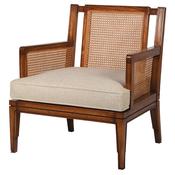 Kingsley Brown Rattan Armchair