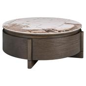 Montauk Round Coffee Table – 1 Drawer image