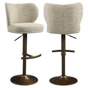Aster Swivel Bar Stool - Natural Softweave image