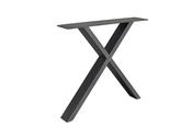 Pair of Metal ‘X’ Legs – Anthracite Grey
