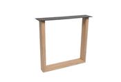 Pair of Wooden 'U' Legs