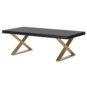 Dahlia Gold Rectangular Coffee Table image