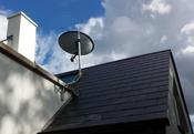 Saorsat dish installation with set top box
