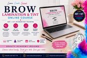 ONLINE BROW LAMINATION &amp; TINT COURSE August 10