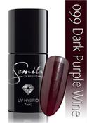 Semilac 099 UV Hybrid Dark Purple Wine 7ml image