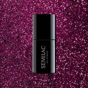 Semilac 343 Shimmer Violet  Hybrid gel polish 7ml image