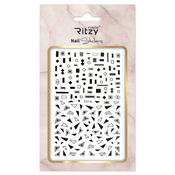 Nail Art Sticker 214 black