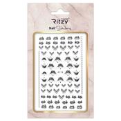 Nail Art Sticker 113 black 