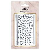 Nail Art Sticker F218 black 