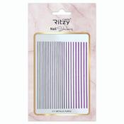 Nail Art Sticker C11 Metallic purple 