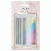 Nail Art Sticker C7 Metallic rainbow 