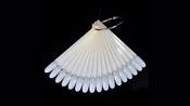 Display Tips OVAL Natural with a ring 50 pcs