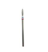 NEW Diamond Cuticle Bit BLUE-RED FLAME smooth top  2.1mm
