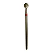 Cuticle drill Bit ball SPHERE Red 5mm  