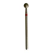 Cuticle drill Bit ball SPHERE Red 5mm  