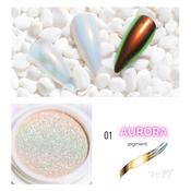 AURORA (unicorn) nail art powder 01 ROSE/GOLD