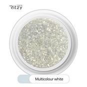 MULTICOLOUR WHITE superfine glitter 